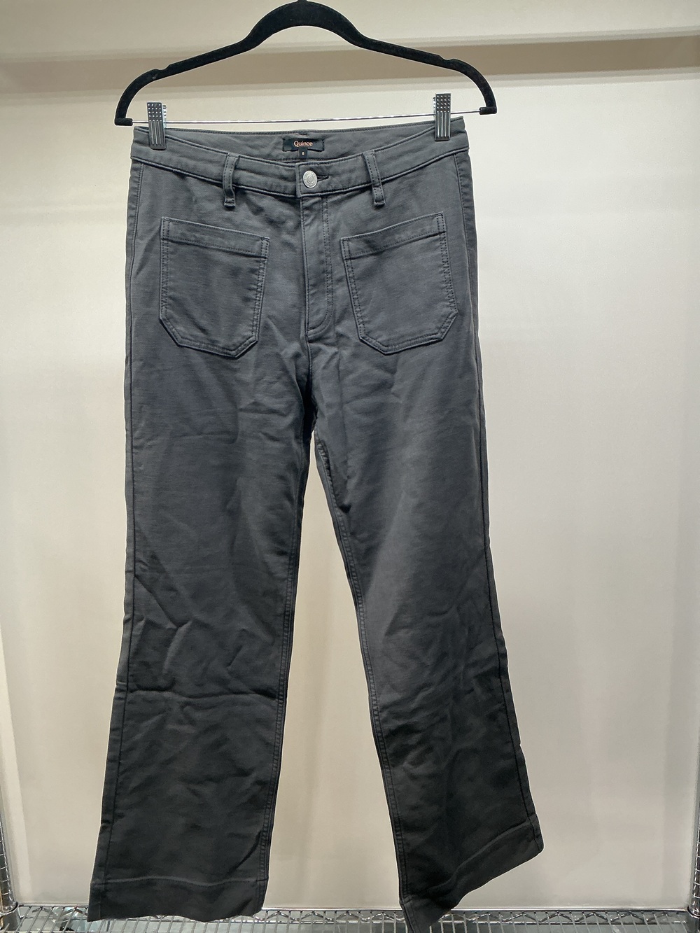 French Terry Wide Leg Pants - 30"